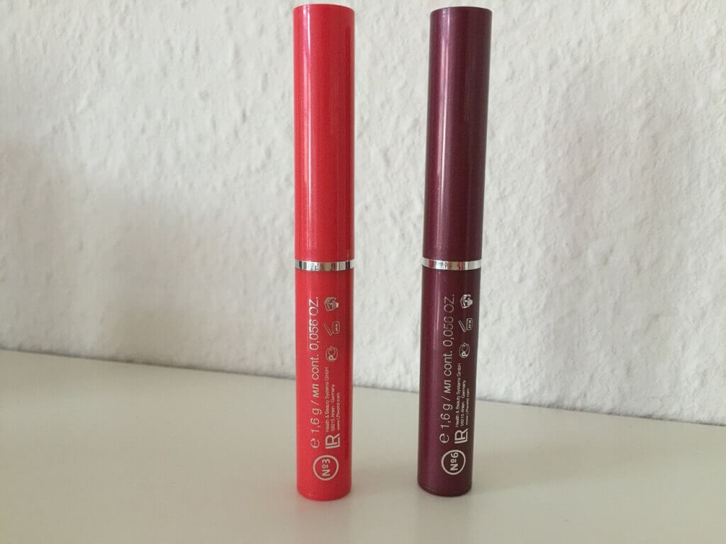 LR Colours Glossy Lipstick hinten